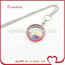 2014 30mm new design screw enamel locket manufacturer